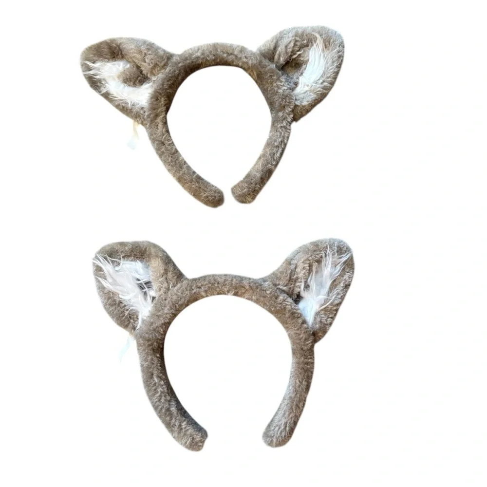 Great Wolf Lodge Furry Animal Ear Headband Lot Bundle